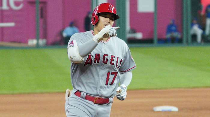 Angels pitcher and DH Shohei Ohtani